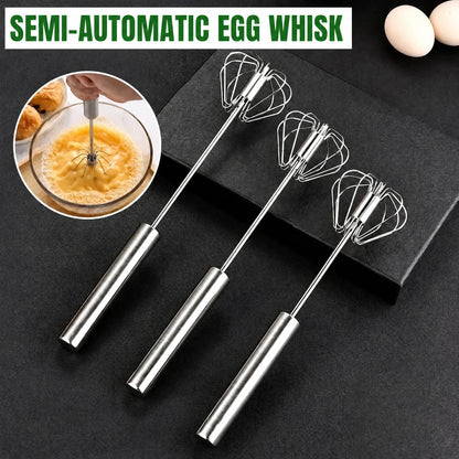 Semi-Automatic Egg Whisk