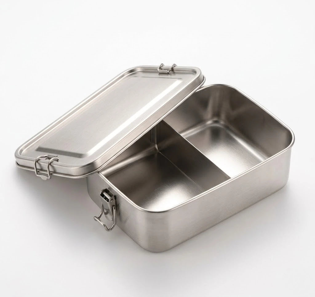Stainless Steel Lunch Box – Plastic-Free, image 1